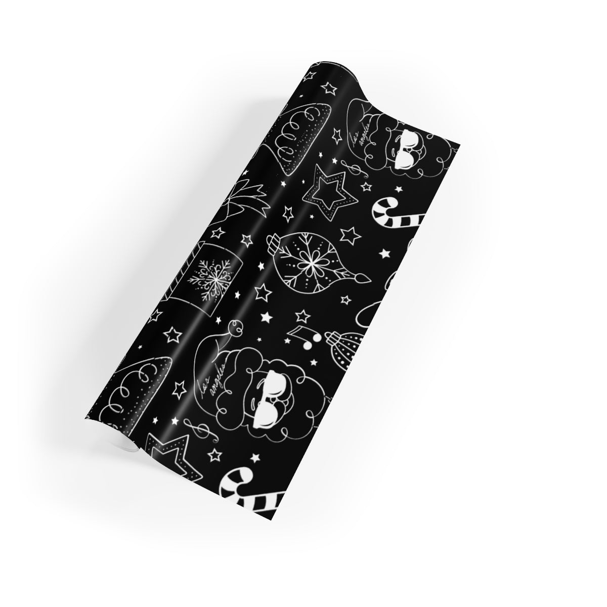 Cool Black Santa Wrapping Paper